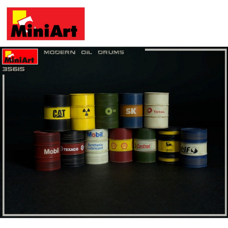 Fûts de carburant 200ml 1/35 Miniart 35615-Maketis Fûts de carburant 200ml 1/35 Miniart 35615-Maketis