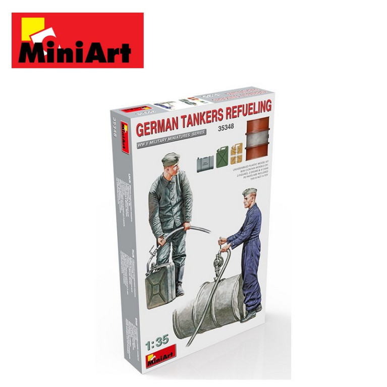 Ravitaillement en essence allemand WWII 1/35 MiniArt 35348 - Maketis Ravitaillement en essence allemand WWII 1/35 MiniArt 35348 - Maketis