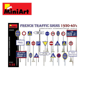 Panneaux routiers français 1930-40's WWII 1/35 MiniArt 35645 - Maketis