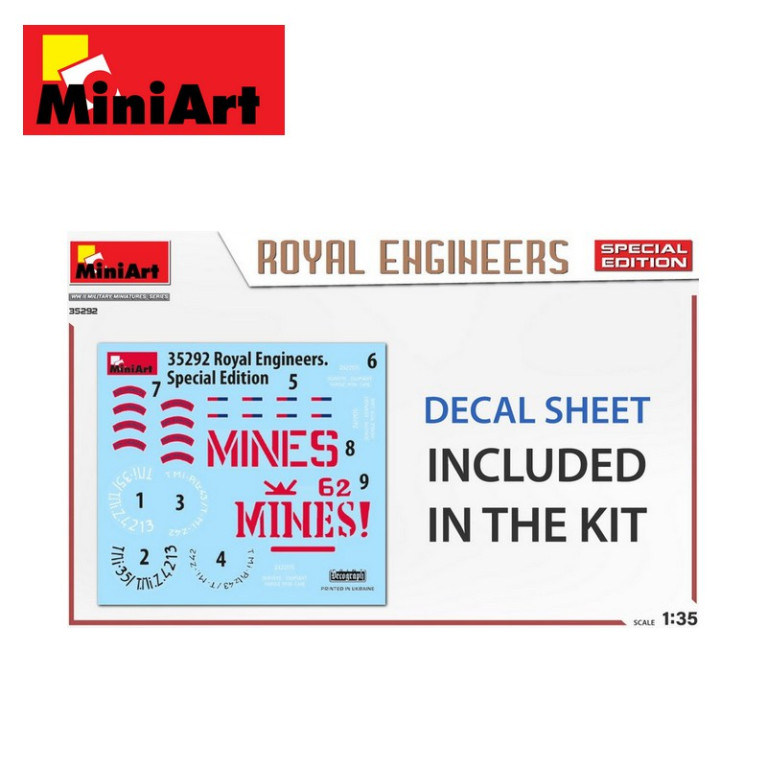 Démineurs anglais WWII Edition Spéciale 1/35 MiniArt 35292 - Maketis Démineurs anglais WWII Edition Spéciale 1/35 MiniArt 35292 - Maketis