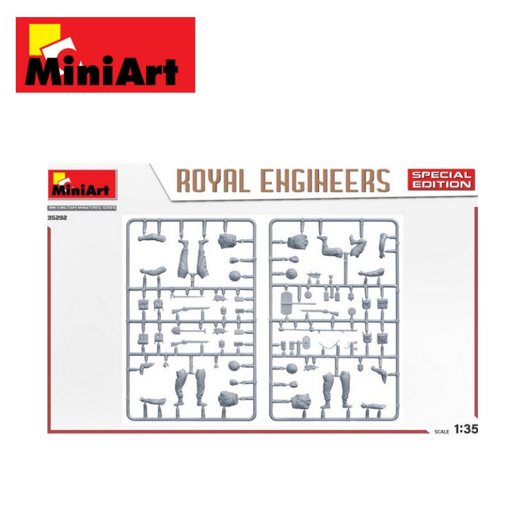 Démineurs anglais WWII Edition Spéciale 1/35 MiniArt 35292 - Maketis Démineurs anglais WWII Edition Spéciale 1/35 MiniArt 35292 - Maketis