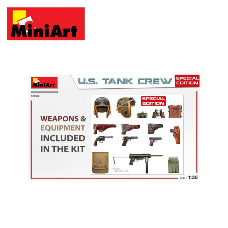 Equipage de char américain WWII Edition Spéciale 1/35 MiniArt 35391- Maketis Equipage de char américain WWII Edition Spéciale 1/35 MiniArt 35391- Maketis