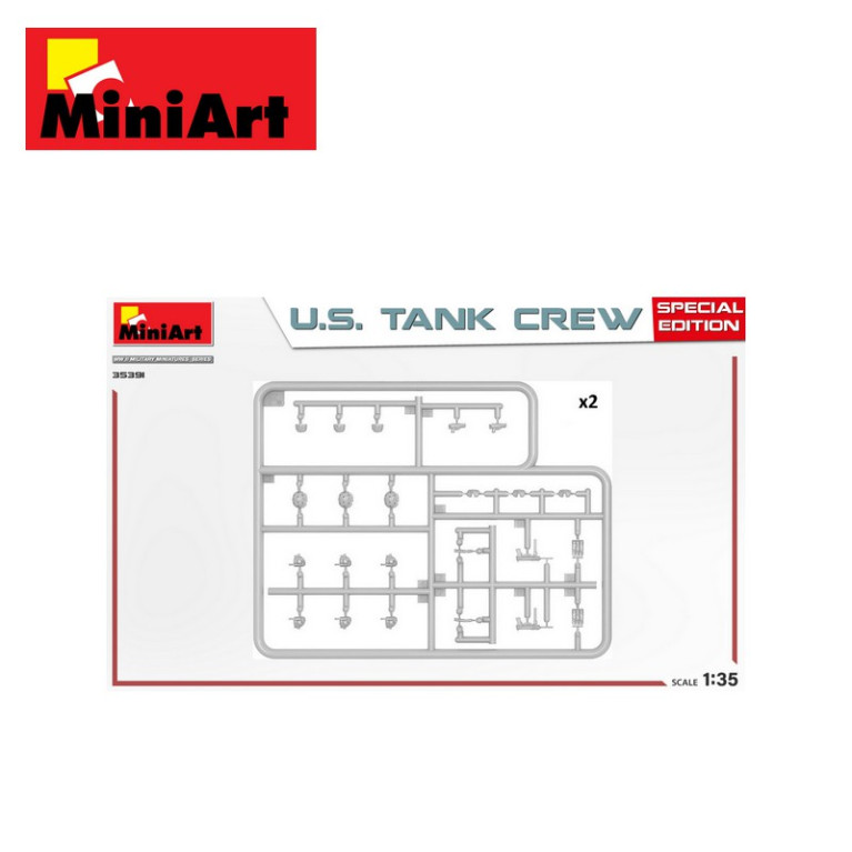 Equipage de char américain WWII Edition Spéciale 1/35 MiniArt 35391- Maketis Equipage de char américain WWII Edition Spéciale 1/35 MiniArt 35391- Maketis