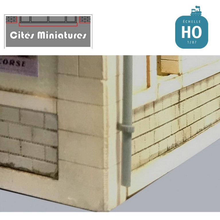 Supports de descentes d'eau HO Cités miniatures ED-068-1-HO - Maketis Supports de descentes d'eau HO Cités miniatures ED-068-1-HO - Maketis