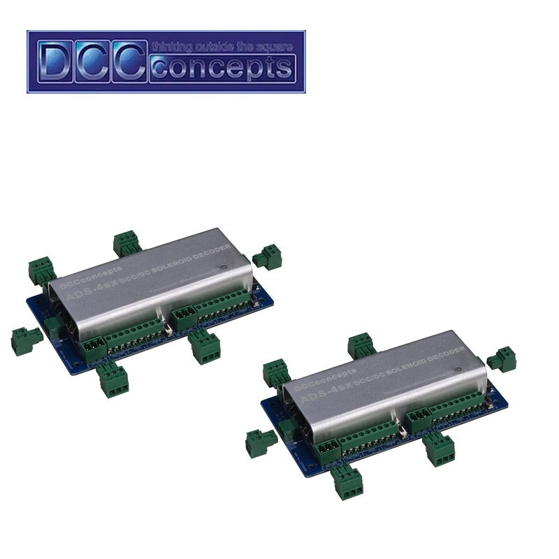 Décodeur DCC spécial moteur aiguillage à solénoïdes (x 8) DCCconcepts DCD-ADS-8sx