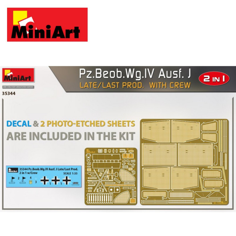 Char allemand Pz.Beob.Wg.IV Ausf. J 1/35 Miniart 35344 - Maketis Char allemand Pz.Beob.Wg.IV Ausf. J 1/35 Miniart 35344 - Maketis