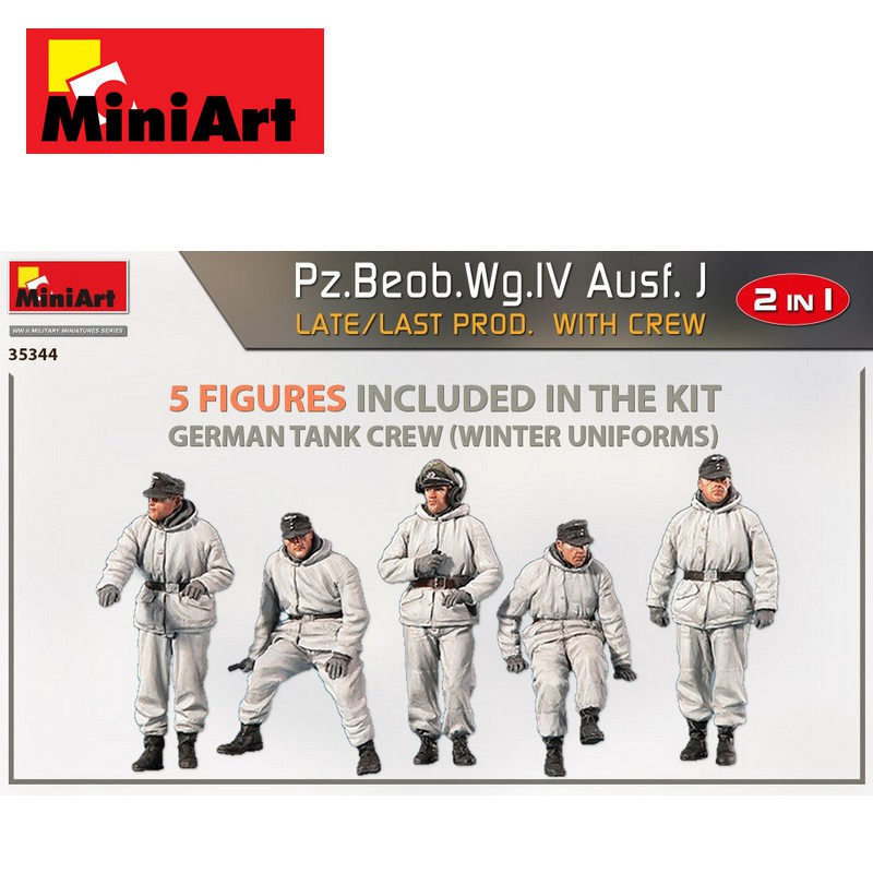 Char allemand Pz.Beob.Wg.IV Ausf. J 1/35 Miniart 35344 - Maketis