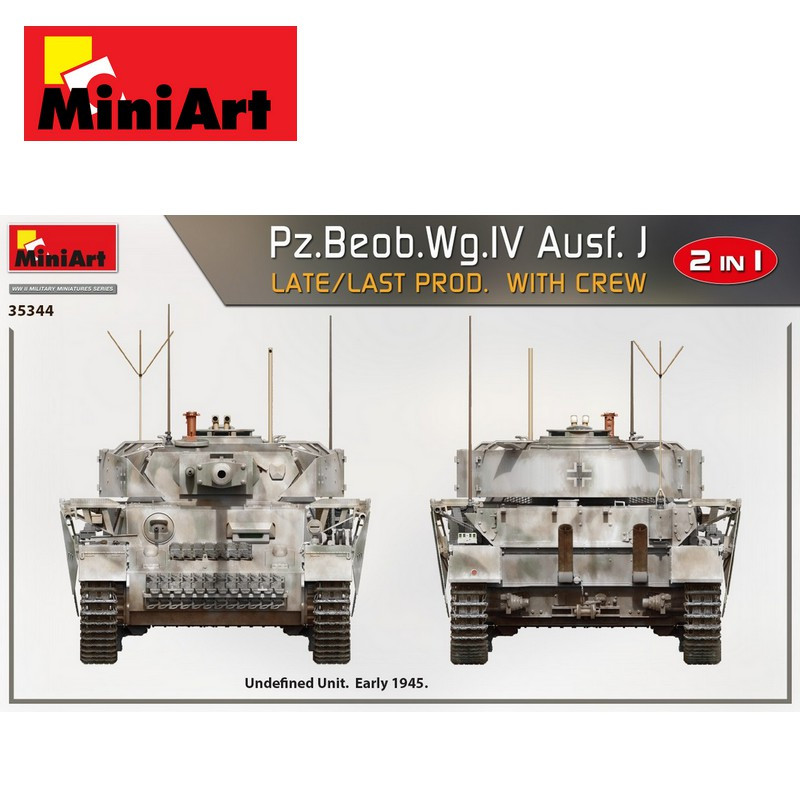 Char allemand Pz.Beob.Wg.IV Ausf. J 1/35 Miniart 35344 - Maketis