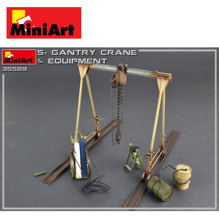 Portique de 5t avec équipements et outils 1/35 MiniArt 35589 Portique de 5t avec équipements et outils 1/35 MiniArt 35589