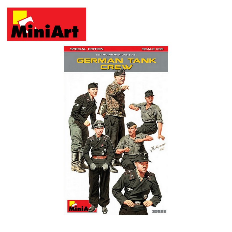 Equipage de char Allemand WWII édition spéciale 1/35 Miniart 35283 - Maketis
