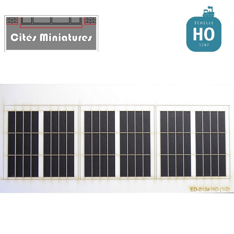 Fenêtres Remise / Atelier Grande hauteur HO ED013a-HO - Maketis