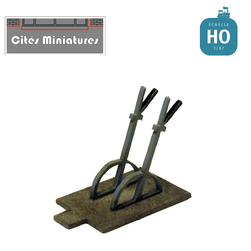 Leviers d'aiguillages (x12) HO Cités Miniatures ED-026-L - Maketis