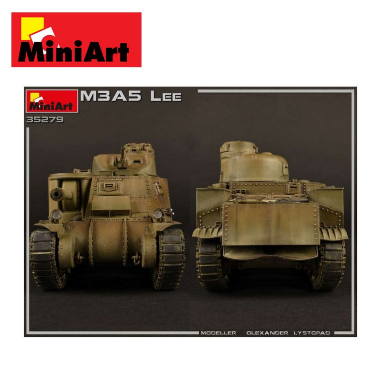 Char américain M3A5 Lee WWII 1/35 Miniart 35279 - Maketis Char américain M3A5 Lee WWII 1/35 Miniart 35279 - Maketis