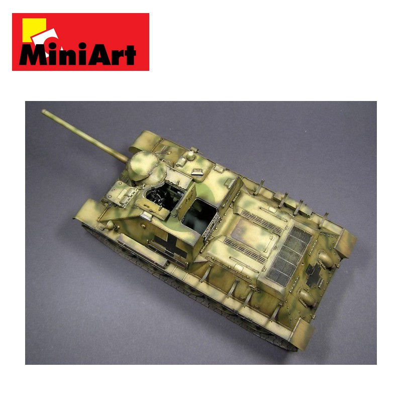 Char allemand Jagdpanzer SU-85 WWII avec équipage 1/35 Miniart 35229 - Maketis