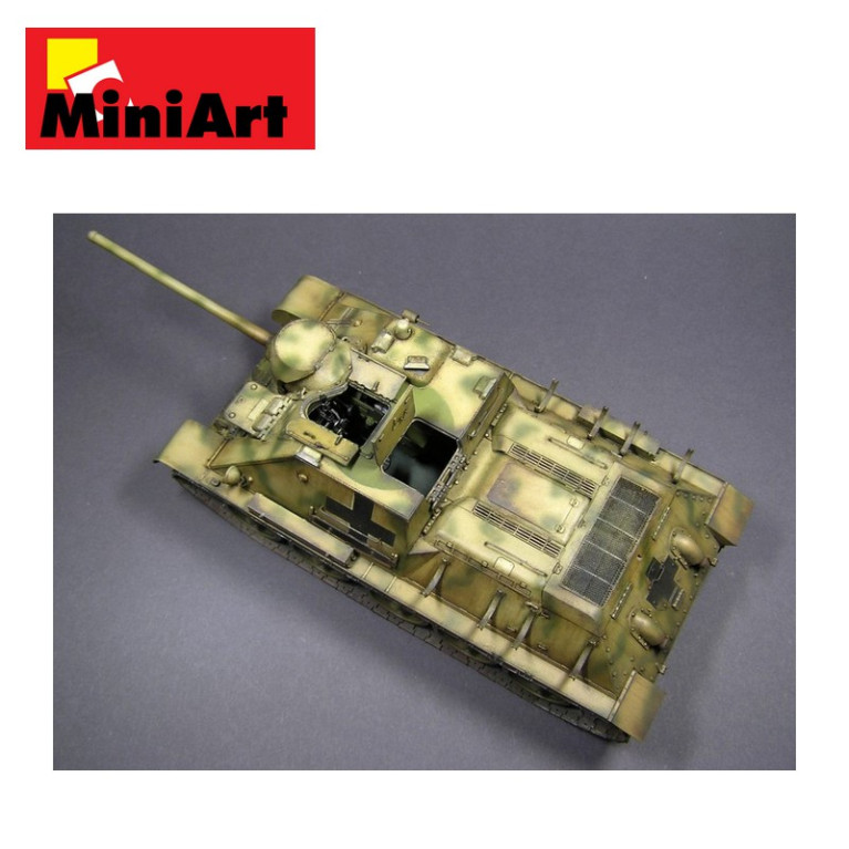Char allemand Jagdpanzer SU-85 WWII avec équipage 1/35 Miniart 35229 - Maketis Char allemand Jagdpanzer SU-85 WWII avec équipage 1/35 Miniart 35229 - Maketis