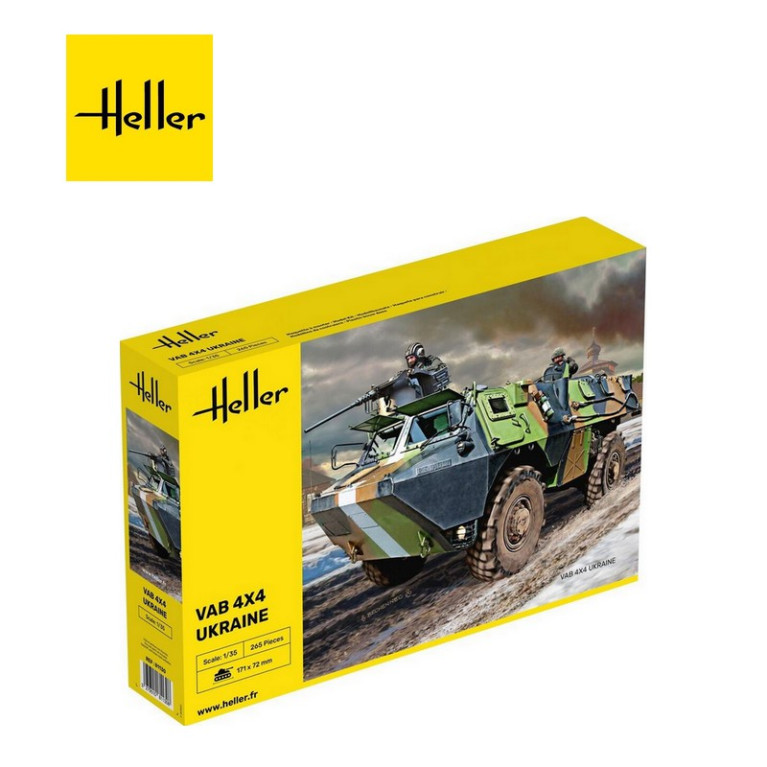Char VAB 4x4 Ukraine 1/35 Heller 81130 - Maketis