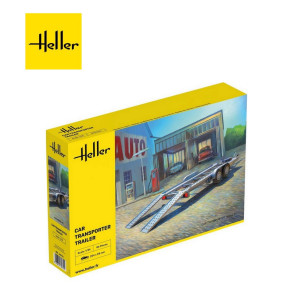 Remorque porte-voiture 1/24 Heller 80774 - Maketis