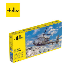 Hélicoptère SA 342 Gazelle 1/48 Heller 80486 - Maketis