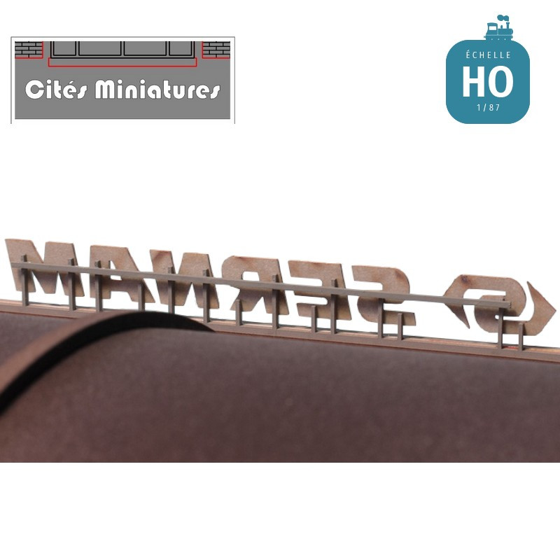 Lettrage SERNAM & logo – Echelle HO Cités Miniatures ED-041-HO - Maketis