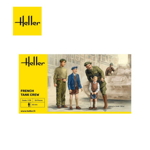 Equipage de char français 1/35 Heller 30323 - Maketis
