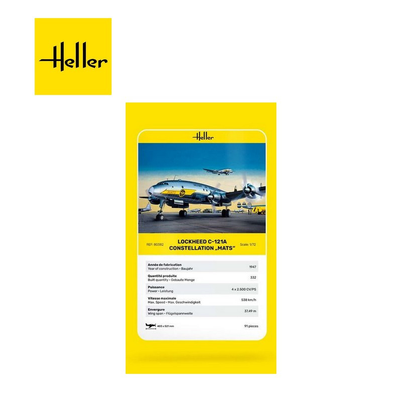 Avion C-121A constellation "MATS" 1/72 80382-Maketis
