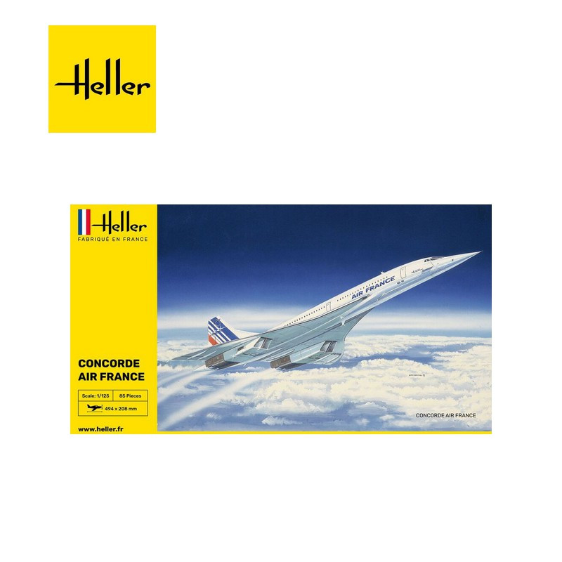 Concorde Air France 1/125 Heller 80445-Maketis
