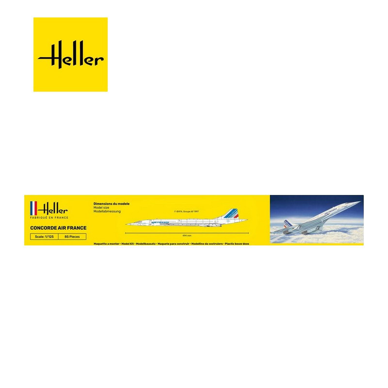 Concorde Air France 1/125 Heller 80445-Maketis