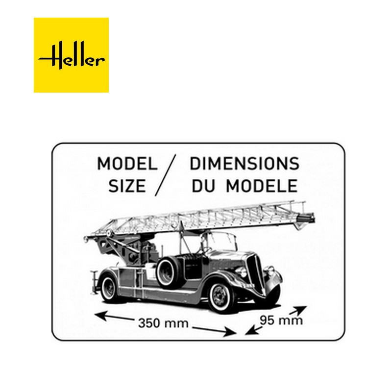 Camion de pompiers  1/24 Heller 80780 - Maketis