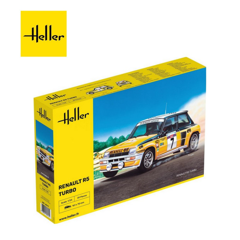 RENAULT R5 TURBO 1/24 Heller 80717 RENAULT R5 TURBO 1/24 Heller 80717