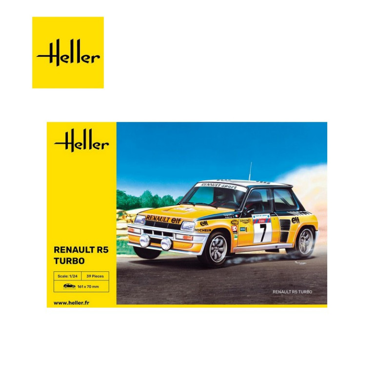 RENAULT R5 TURBO 1/24 Heller 80717 RENAULT R5 TURBO 1/24 Heller 80717