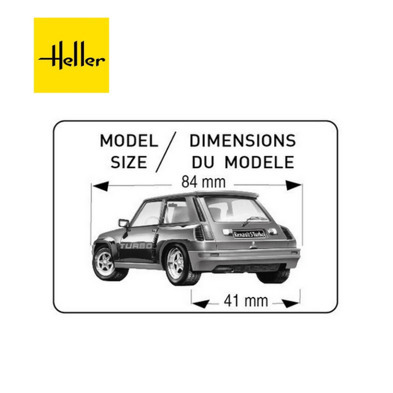 Voiture RENAULT R5 TURBO 1/43 Heller 80150 Voiture RENAULT R5 TURBO 1/43 Heller 80150