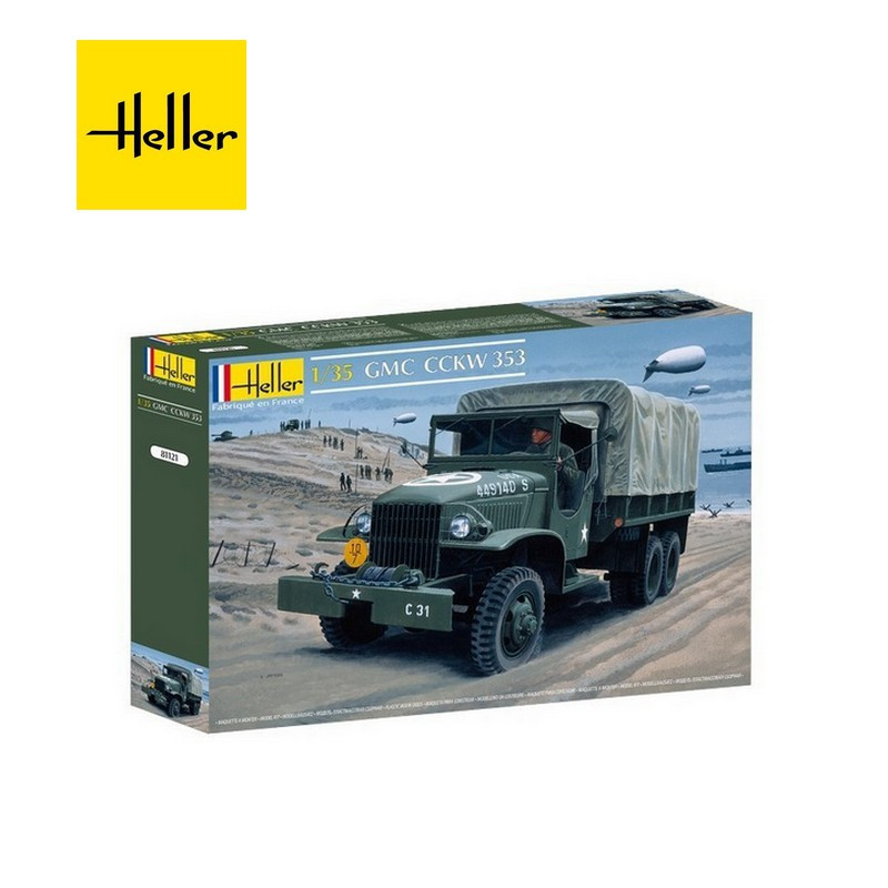 Camion transport de troupe GMC CCKW 353 1/35 Heller 81121- Maketis