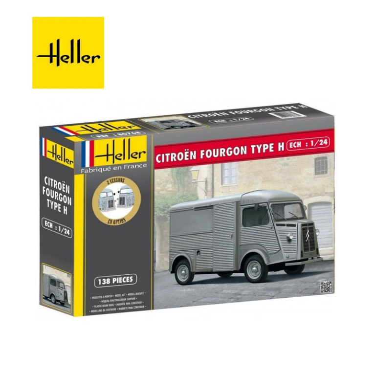 Utilitaire CITROËN FOURGON HY 1/24 Heller 80768- Maketis Utilitaire CITROËN FOURGON HY 1/24 Heller 80768- Maketis
