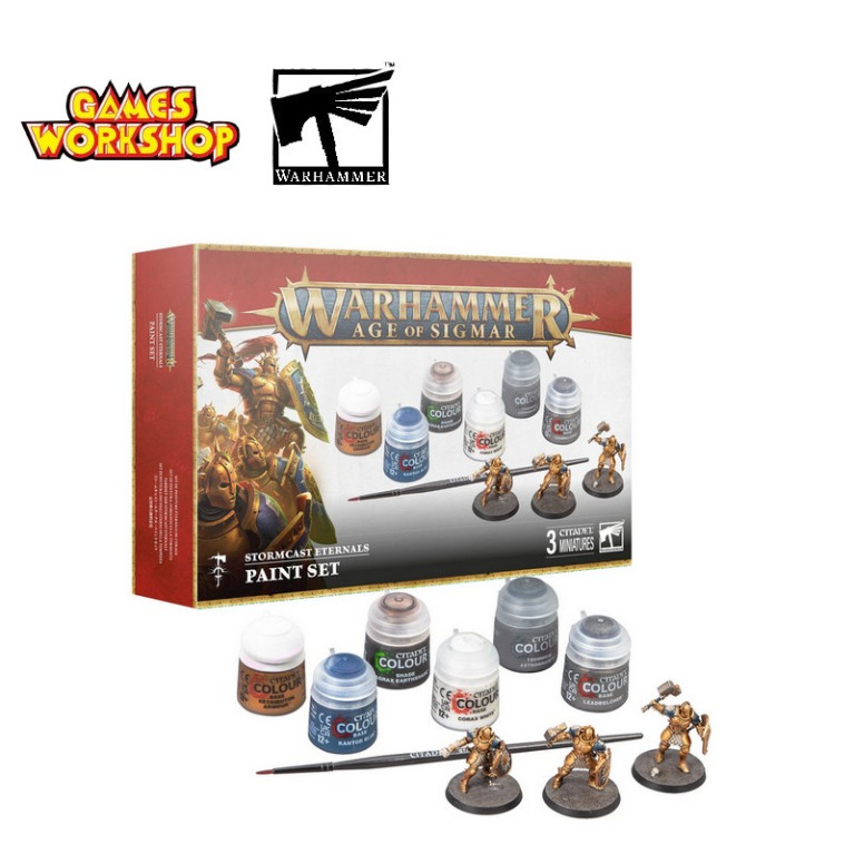Set de peinture Éternels de l'Orage Warhammer Games Workshop 60-10 - Maketis Set de peinture Éternels de l'Orage Warhammer Games Workshop 60-10 - Maketis