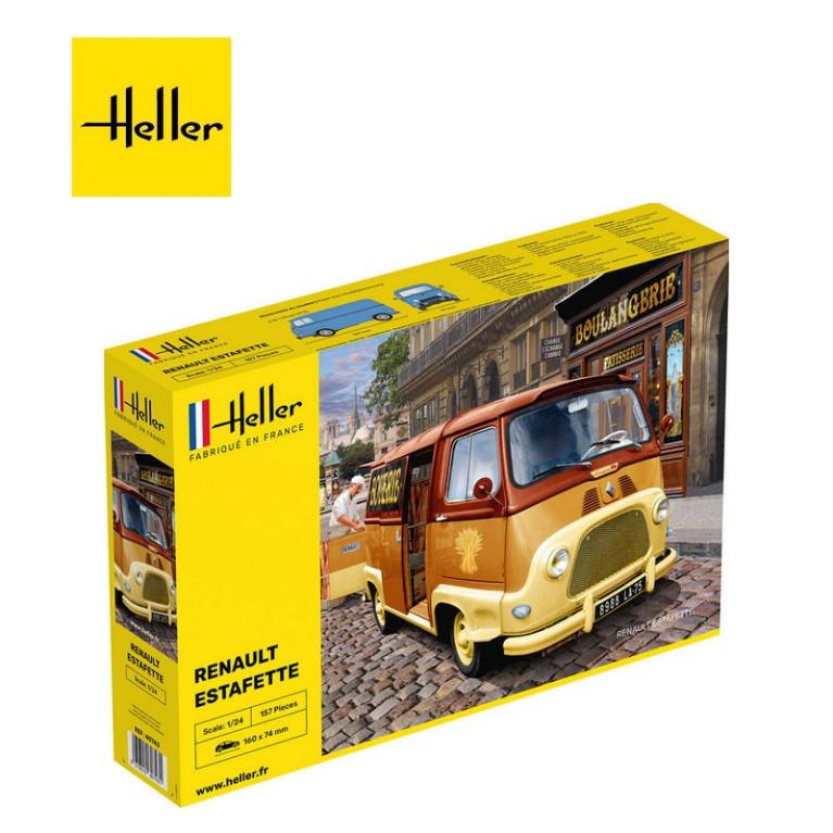 Utilitaire RENAULT ESTAFETTE 1/24 Heller 80743 Utilitaire RENAULT ESTAFETTE 1/24 Heller 80743