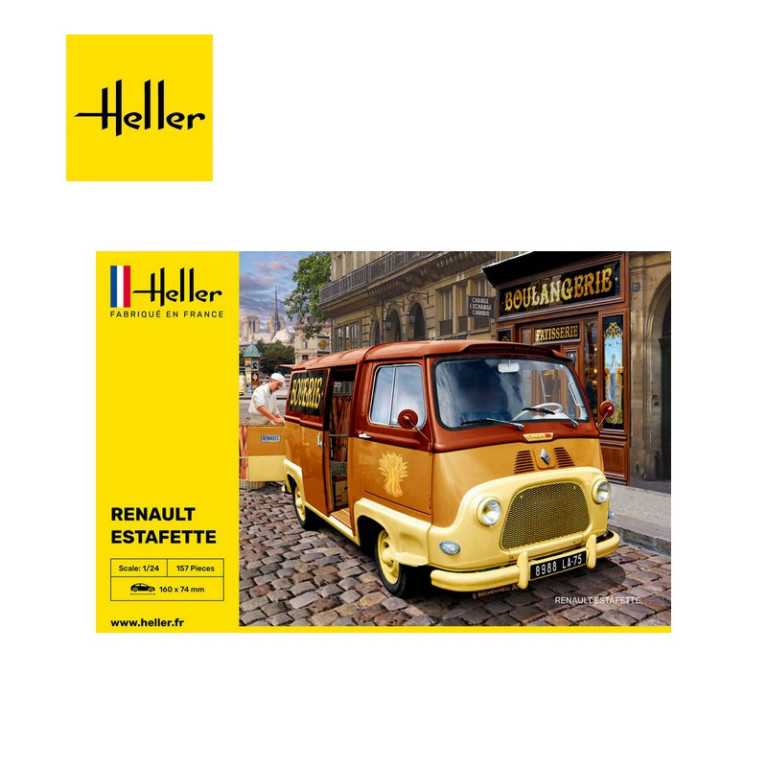 Utilitaire RENAULT ESTAFETTE 1/24 Heller 80743 Utilitaire RENAULT ESTAFETTE 1/24 Heller 80743