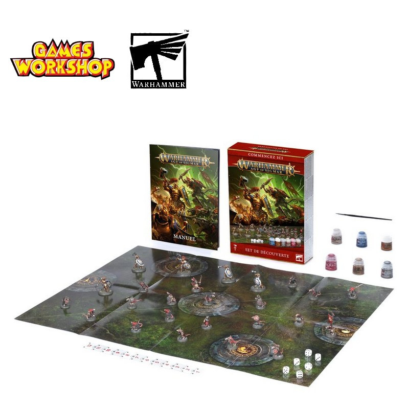 Set d'initiation Guerrier Age of Sigmar Warhammer Games Workshop 80-15 - Maketis