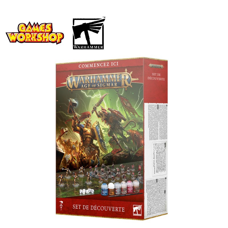 Set d'initiation Guerrier Age of Sigmar Warhammer Games Workshop 80-15 - Maketis