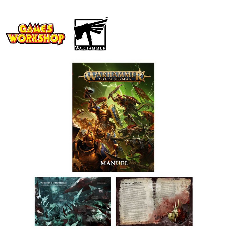 Set d'initiation Guerrier Age of Sigmar Warhammer Games Workshop 80-15 - Maketis