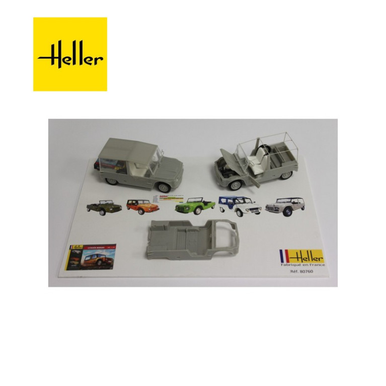 Voiture CITROEN MEHARI (version 1) 1/24 Heller 80760 - Maketis Voiture CITROEN MEHARI (version 1) 1/24 Heller 80760 - Maketis