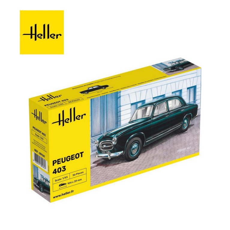 Voiture PEUGEOT 403 1/43 Heller 80161 - Maketis Voiture PEUGEOT 403 1/43 Heller 80161 - Maketis