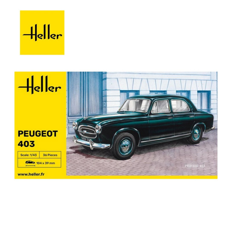Voiture PEUGEOT 403 1/43 Heller 80161 - Maketis Voiture PEUGEOT 403 1/43 Heller 80161 - Maketis