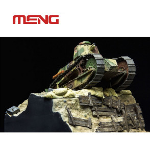 Char léger français FT-17 tourelle rivetée 1/35 Meng-Model TS-011 - Maketis