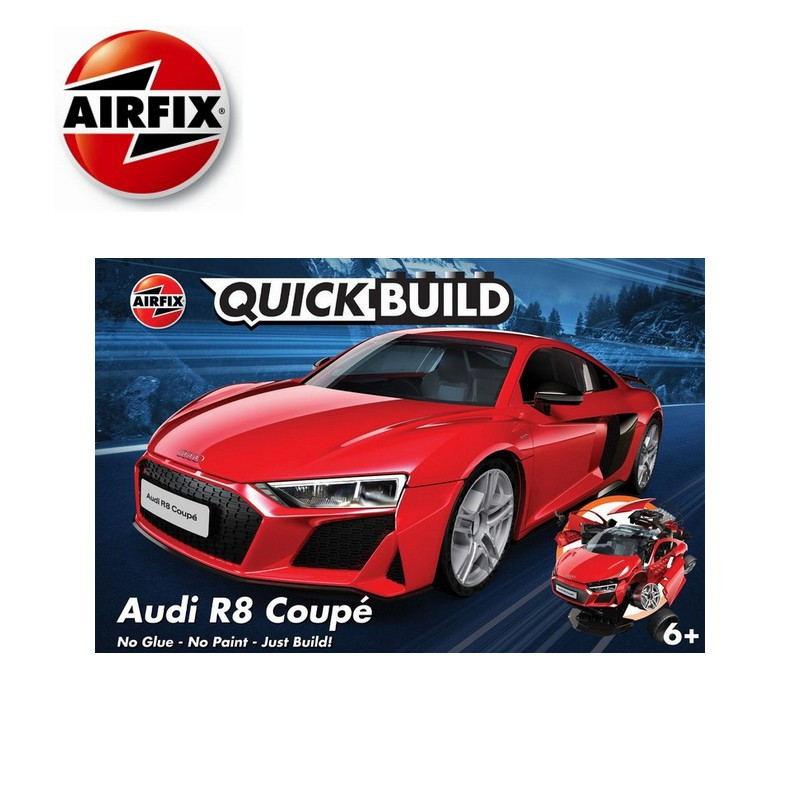 Maquette Quickbuild (sans colle, sans peinture) Audi R8 Coupe Airfix J6049 - Maketis