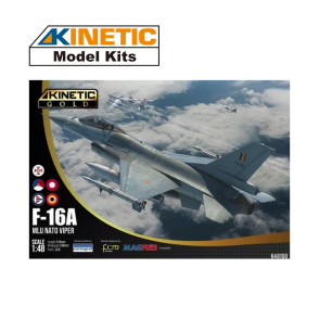 Avion de chasse F-16A MLU Block 20 -Gold S 1/48 Kinetic K48100 - Maketis