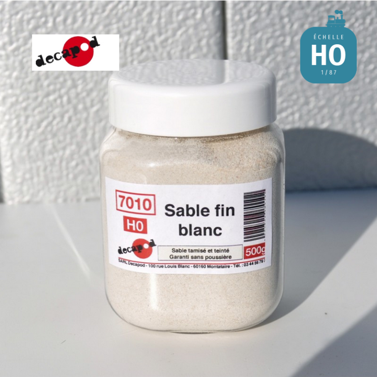 Sable fin blanc HO Decapod 7010-Maketis Sable fin blanc HO Decapod 7010-Maketis