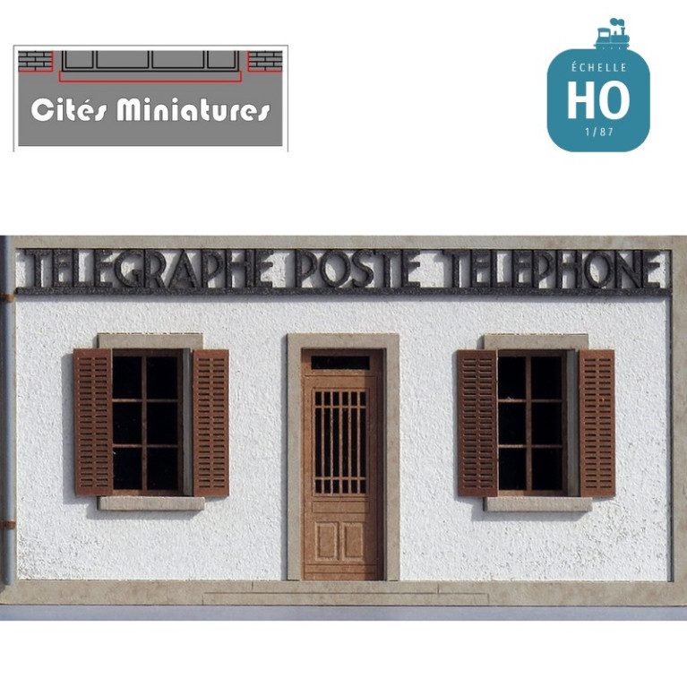 Lettrage, logos PTT et grilles HO Cités Miniatures ED-042-HO - Maketis Lettrage, logos PTT et grilles HO Cités Miniatures ED-042-HO - Maketis