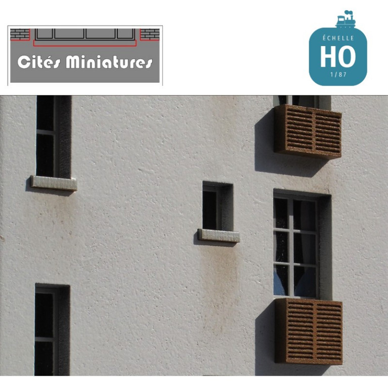Garde-mangers HO Cités miniatures ED-074-HO - Maketis Garde-mangers HO Cités miniatures ED-074-HO - Maketis