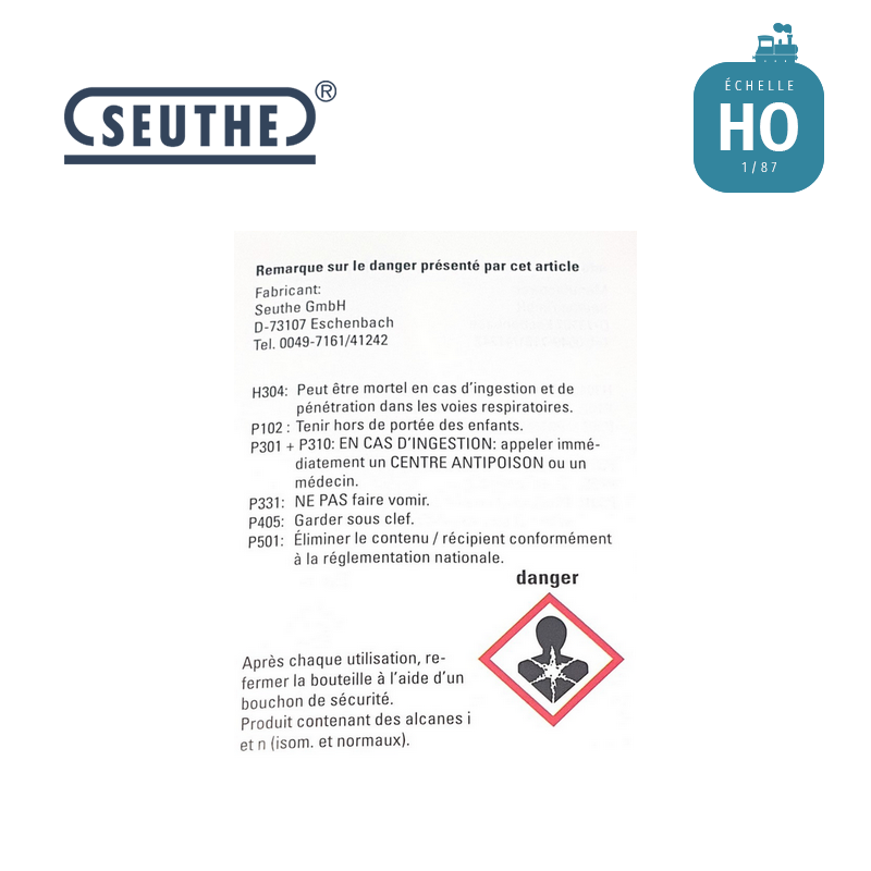 Générateur de fumée 10-16 V court HO Seuthe n° 27 - Maketis
