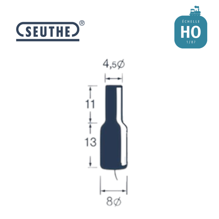 Générateur de fumée 10-16 V HO Seuthe n° 22 - Maketis